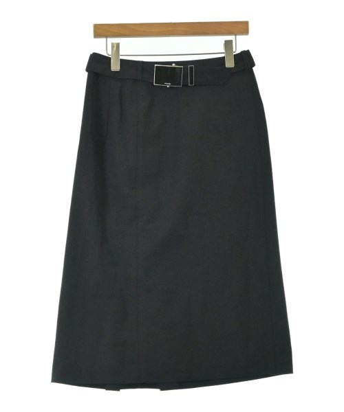PRADA(プラダ)ロング・マキシ丈スカート 黒 サイズ:42(M位)/2200691590103