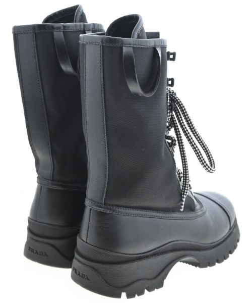 PRADA（プラダ）ブーツ 黒 サイズ:EU35 1/2(22cm位) レディース/2200691685014