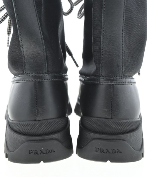 PRADA（プラダ）ブーツ 黒 サイズ:EU35 1/2(22cm位) レディース/2200691685014
