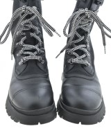 PRADA（プラダ）ブーツ 黒 サイズ:EU35 1/2(22cm位) レディース/2200691685014