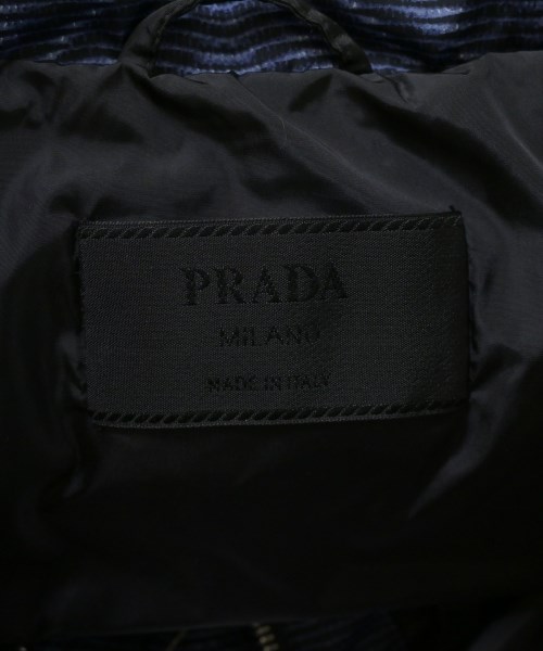 PRADA（プラダ）ダウンジャケット/ダウンベスト 紺 サイズ:46(XL位) レディース/2200688576301