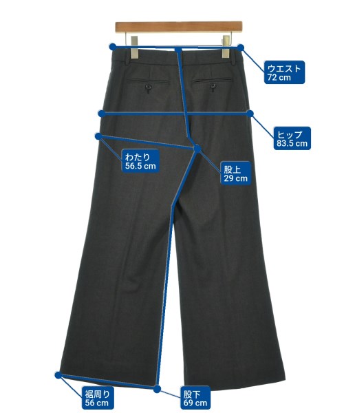 PRADA（プラダ）スラックス グレー サイズ:38(S位) レディース/2200688576318