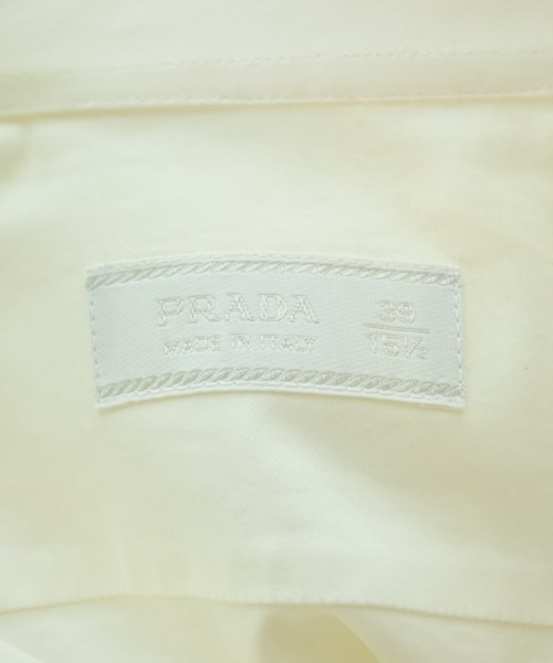 PRADA（プラダ）カジュアルシャツ 白 サイズ:39(M位) メンズ/2200691643021