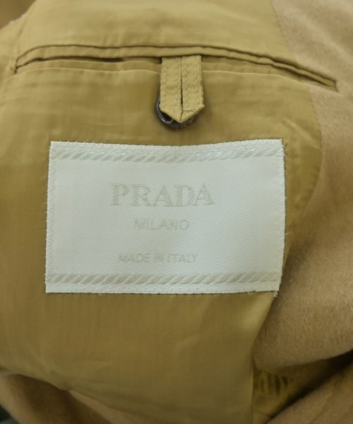 PRADA（プラダ）テーラードジャケット ベージュ サイズ:46(M位) メンズ/2200683286205