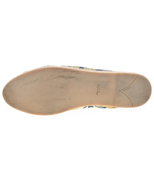 PRADA（プラダ）エスパドリーユ ゴールド サイズ:EU38(24.5cm位) レディース/2200693215035