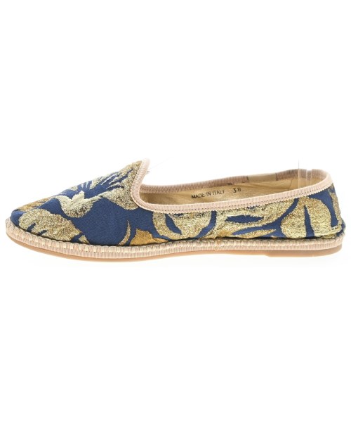 PRADA（プラダ）エスパドリーユ ゴールド サイズ:EU38(24.5cm位) レディース/2200693215035