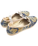 PRADA（プラダ）エスパドリーユ ゴールド サイズ:EU38(24.5cm位) レディース/2200693215035