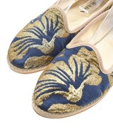 PRADA（プラダ）エスパドリーユ ゴールド サイズ:EU38(24.5cm位) レディース/2200693215035