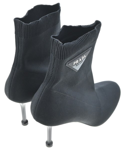 PRADA（プラダ）ブーツ 黒 サイズ:EU38 1/2(25cm位) レディース/2200693215042