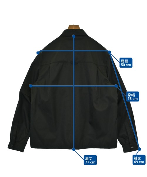 PRADA（プラダ）カジュアルシャツ 黒 サイズ:XL メンズ/2200693453024