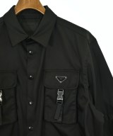 PRADA（プラダ）カジュアルシャツ 黒 サイズ:XL メンズ/2200693453024