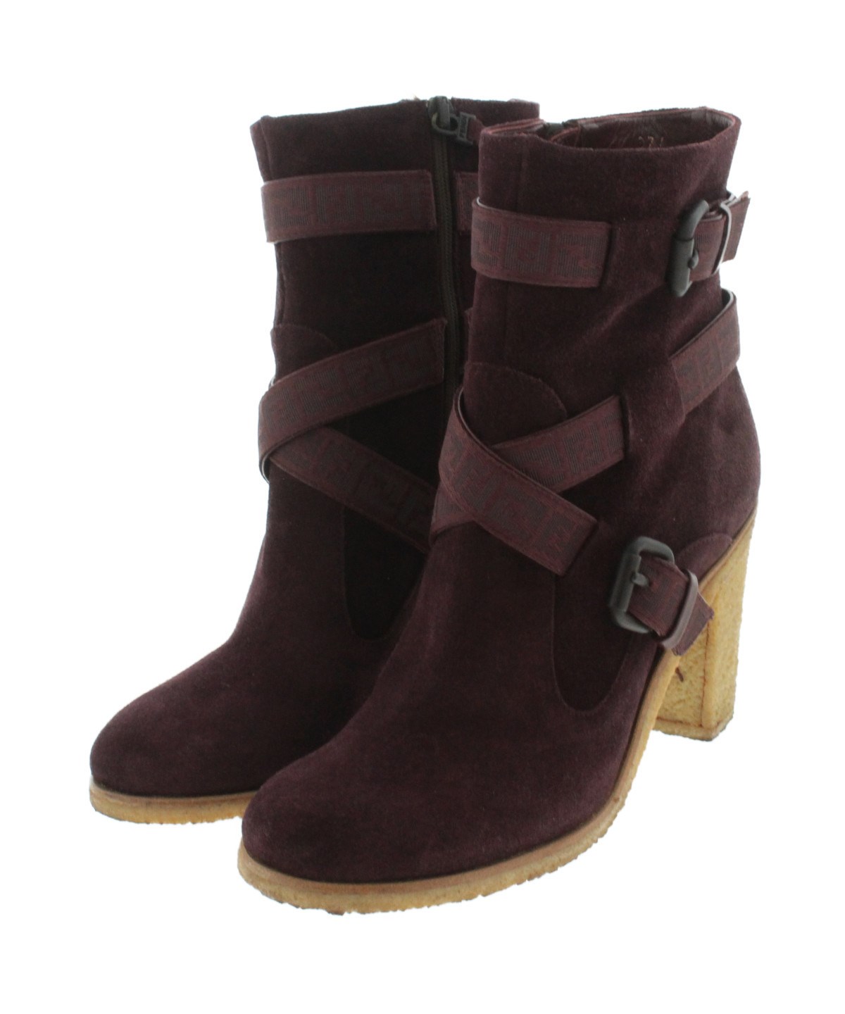 FENDI フェンディ ブーツ 紫系 37(23.5cm位) 4103822D0006 FENDI(フェンディ)ブーツ 紫 サイズ:37(23.5cm位) レディース