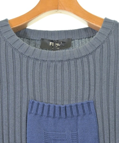 FENDI（フェンディ）ニット・セーター グレー サイズ:54(XXL位) メンズ/2200393466119