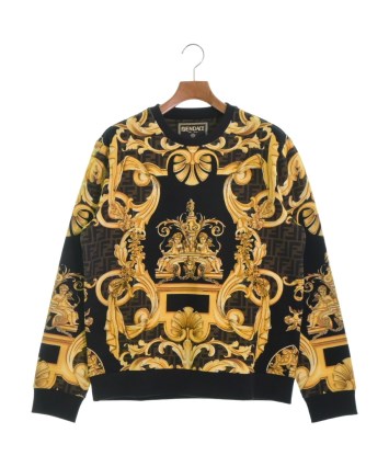 FENDI（フェンディ）スウェット 黒 サイズ:M メンズ/2200345680648