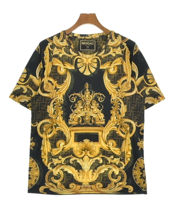 FENDI（フェンディ）Tシャツ・カットソー 黒 サイズ:S メンズ