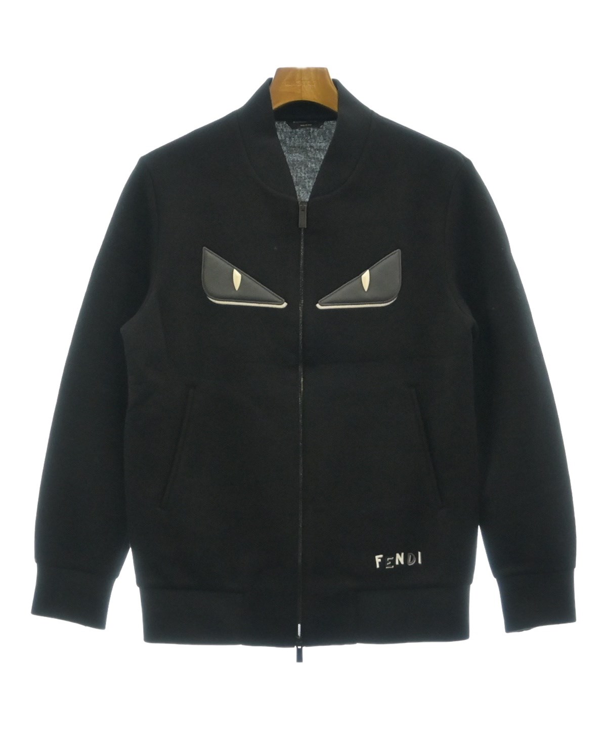 FENDI（フェンディ）ブルゾン 黒 サイズ:44(S位) メンズ/2200506873117