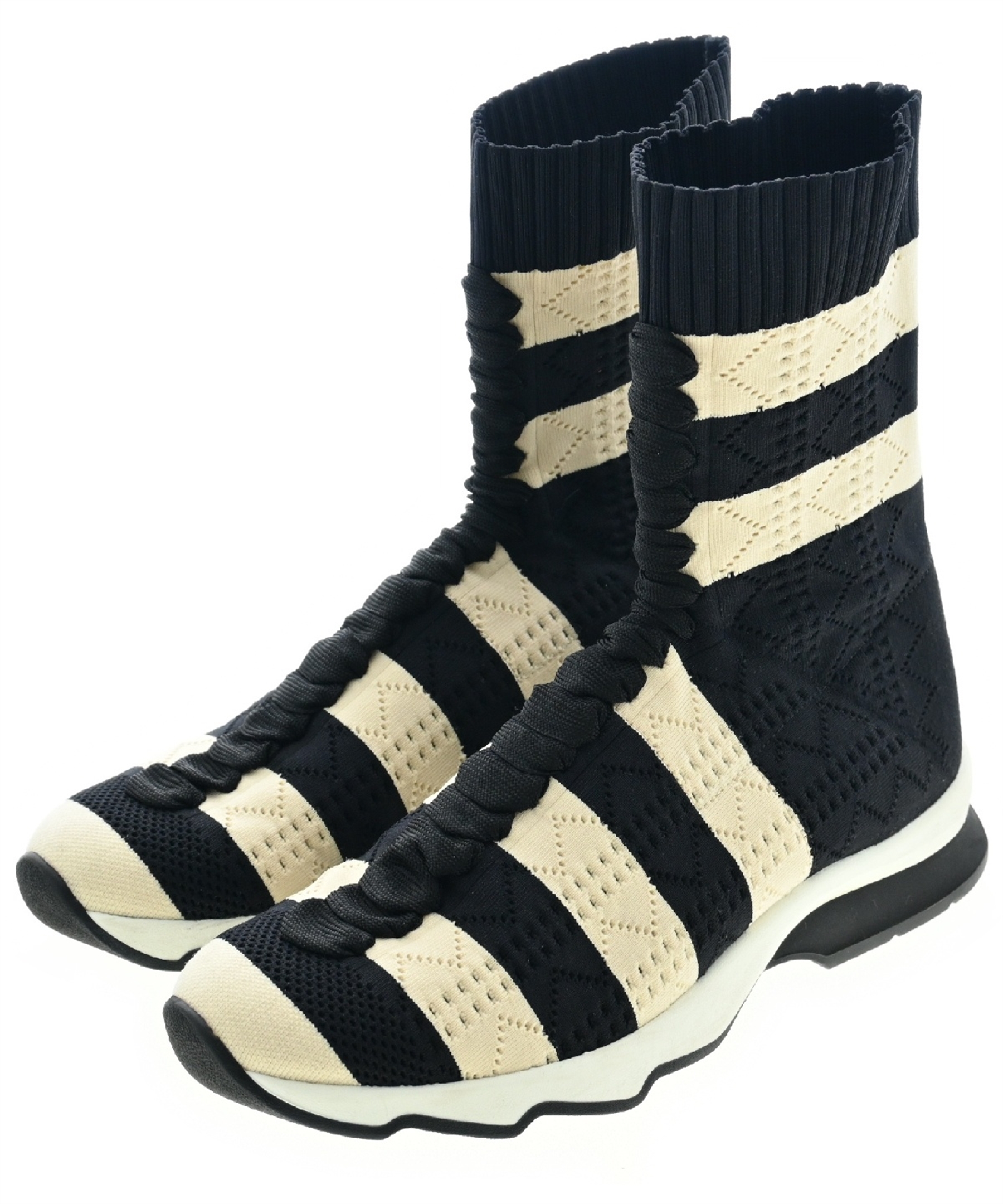 FENDI（フェンディ）ブーツ 黒 サイズ:36(22.5cm位) レディース