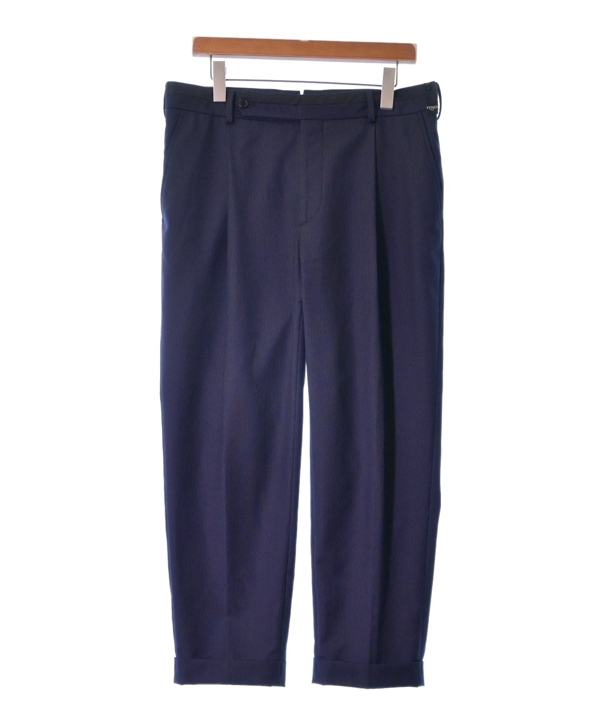 FENDI（フェンディ）スラックス 紺 サイズ:50(XL位) メンズ