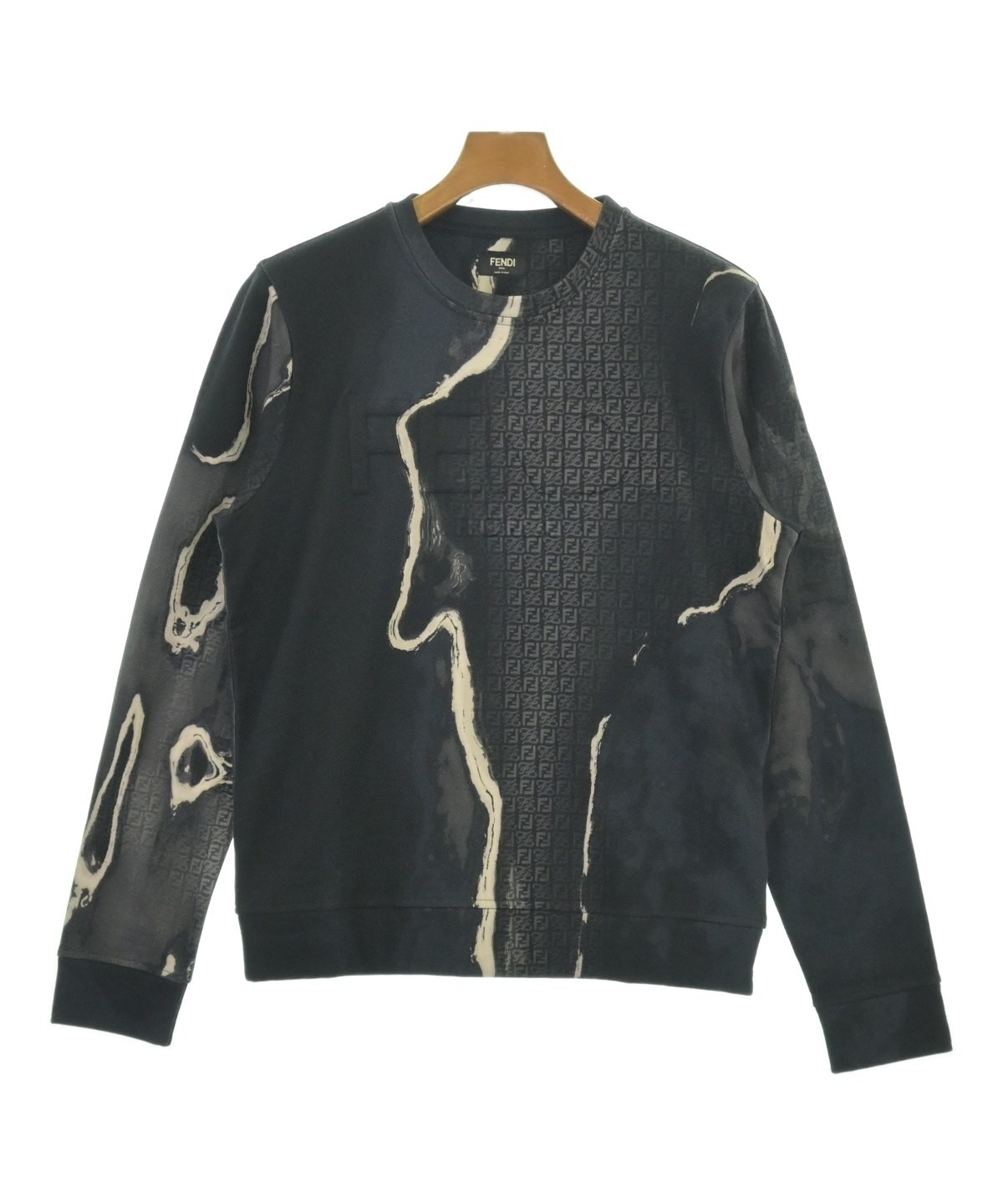 FENDI（フェンディ）スウェット 紺 サイズ:XS メンズ/2200464954033