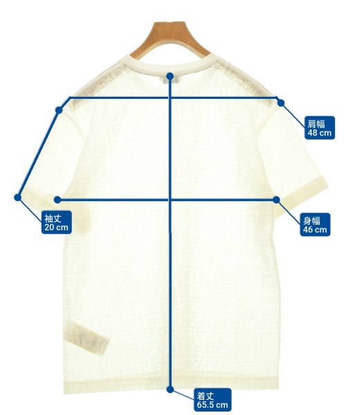 FENDI（フェンディ）Tシャツ・カットソー 白 サイズ:XS メンズ/2200634850073