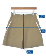 FENDI（フェンディ）ミニスカート カーキ サイズ:42(M位) レディース/2200621189025