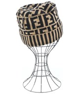 FENDI（フェンディ）ニットキャップ・ビーニー ベージュ サイズ:42 レディース/2200635983145