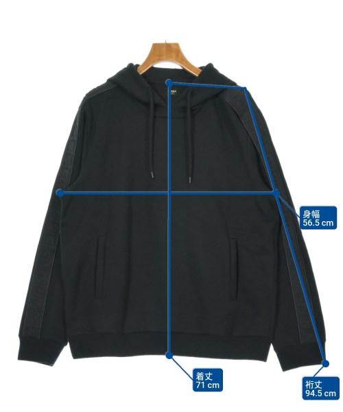 FENDI（フェンディ）パーカー 黒 サイズ:XXL メンズ/2200636381018