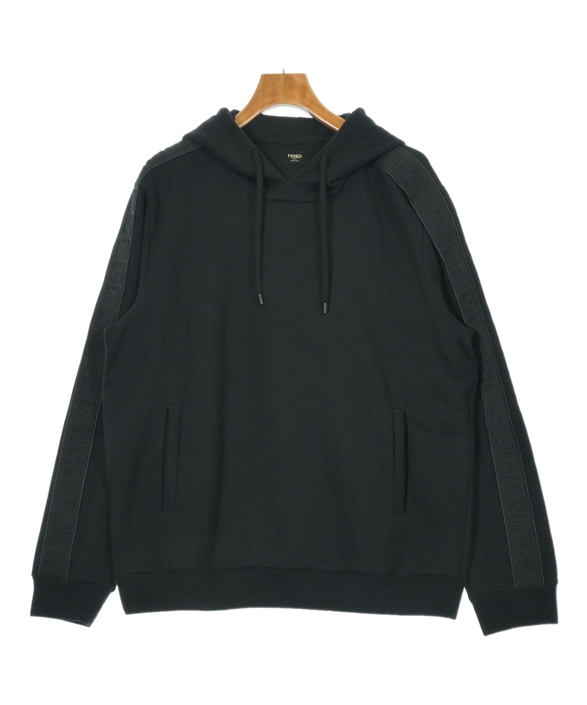 FENDI（フェンディ）パーカー 黒 サイズ:XXL メンズ/2200636381018