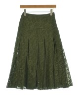FENDI（フェンディ）ロング・マキシ丈スカート カーキ サイズ:36(XS位) レディース/2200629233010