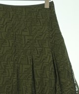 FENDI（フェンディ）ロング・マキシ丈スカート カーキ サイズ:36(XS位) レディース/2200629233010