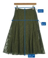 FENDI（フェンディ）ロング・マキシ丈スカート カーキ サイズ:36(XS位) レディース/2200629233010