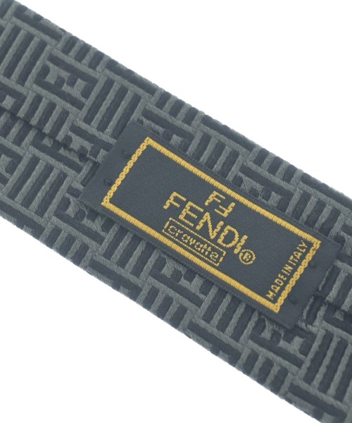 FENDI（フェンディ）ネクタイ グレー サイズ:- メンズ/2200638875058