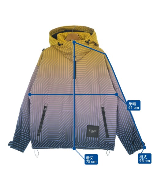 FENDI（フェンディ）ダウンジャケット/ダウンベスト その他（柄物・カラフル） サイズ:46(M位) メンズ/2200626382094