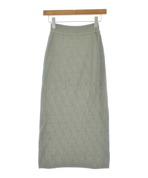 FENDI（フェンディ）ロング・マキシ丈スカート グレー サイズ:38(S位) レディース/2200644358118