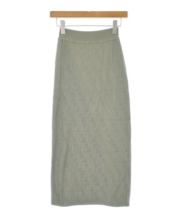 FENDI（フェンディ）ロング・マキシ丈スカート グレー サイズ:38(S位