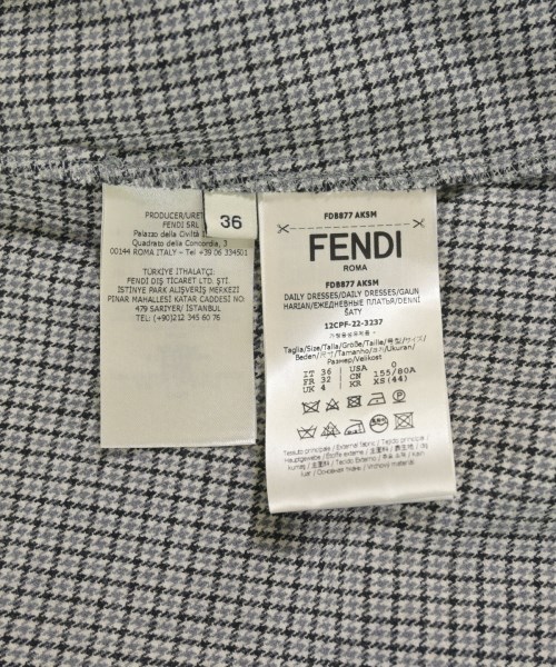 FENDI（フェンディ）ワンピース グレー サイズ:36(XS位) レディース/2200579298022