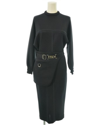 FENDI フェンディ ワンピース 40(M位) 4103823D0028 FENDI(フェンディ)ワンピース 黒 サイズ:36(XS位) レディース