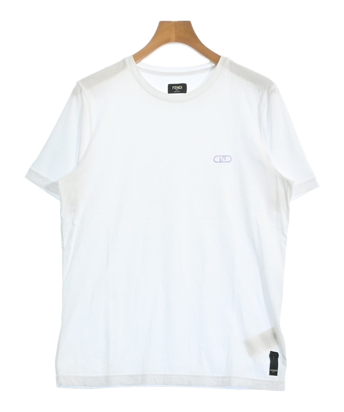美品　FENDI Tシャツ FENDI T-Shirt Men's Black Silver - POIZON