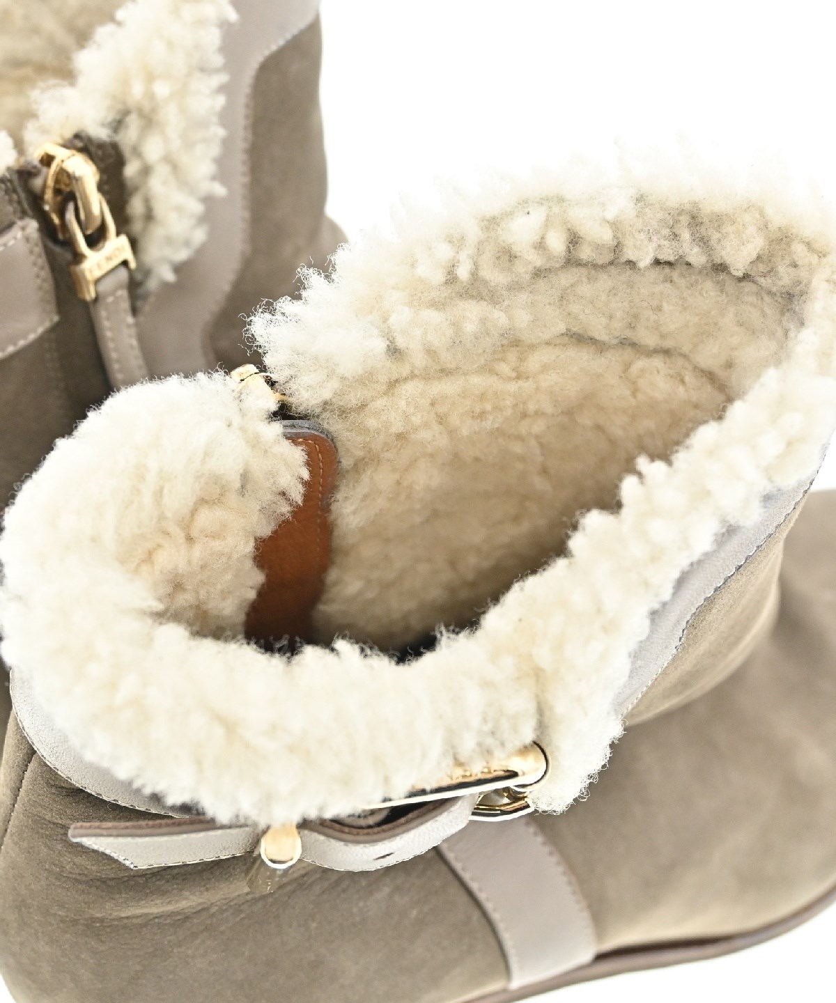 FENDI Boots EU37 US6.5 Gray product image view 8