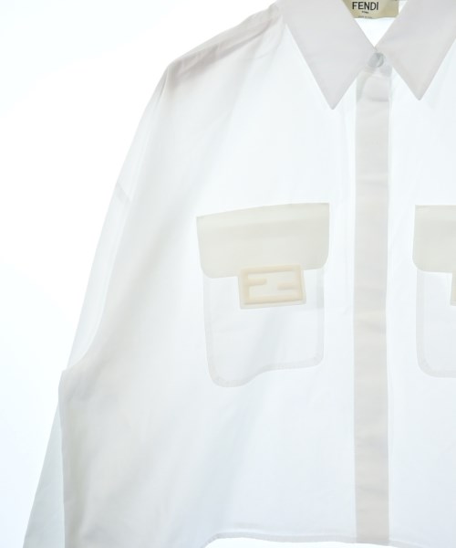 FENDI（フェンディ）カジュアルシャツ 白 サイズ:38(S位) レディース/2200610042300