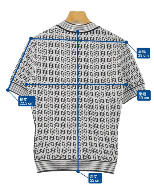 FENDI（フェンディ）ニット・セーター 白 サイズ:40(M位) レディース/2200610042331