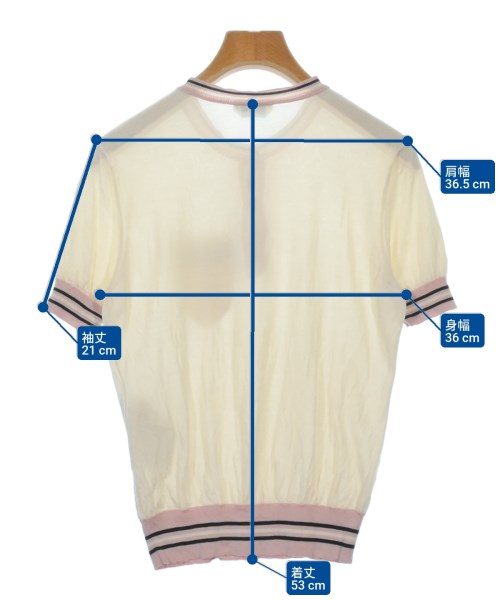 FENDI（フェンディ）ニット・セーター 白 サイズ:40(M位) レディース/2200624180050