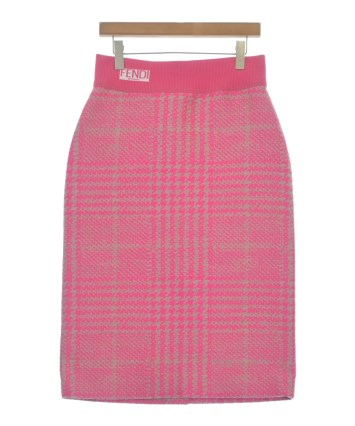 FENDI（フェンディ）ロング・マキシ丈スカート ピンク サイズ:44(L位