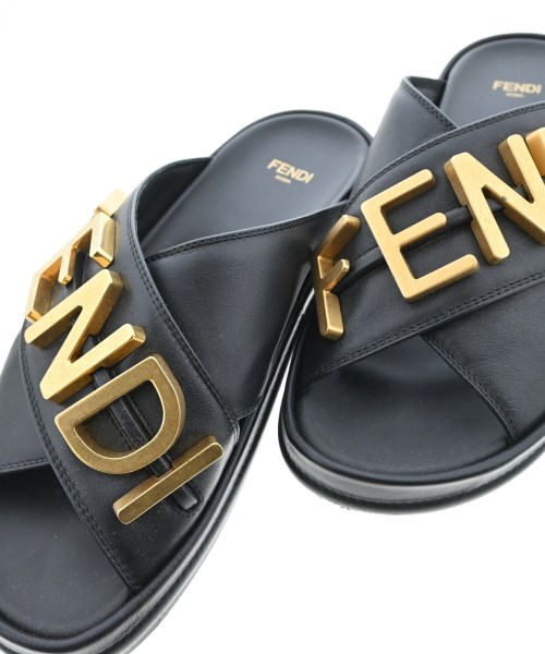 FENDI（フェンディ）サンダル 黒 サイズ:EU38(24.5cm位) レディース/2200625637089