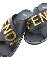 FENDI（フェンディ）サンダル 黒 サイズ:EU38(24.5cm位) レディース/2200625637089