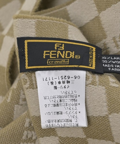 FENDI（フェンディ）マフラー ベージュ サイズ:- レディース/2200627744174