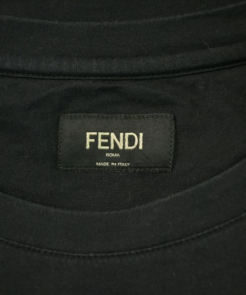 FENDI（フェンディ）Tシャツ・カットソー 黒 サイズ:M メンズ/2200628776037