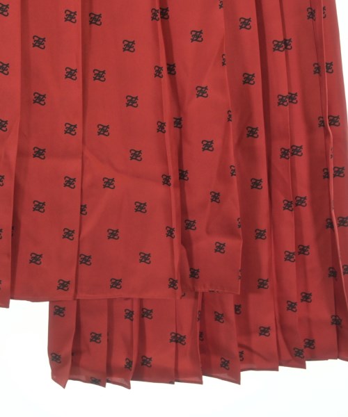 FENDI（フェンディ）ロング・マキシ丈スカート 赤 サイズ:38(S位) レディース/2200625754120