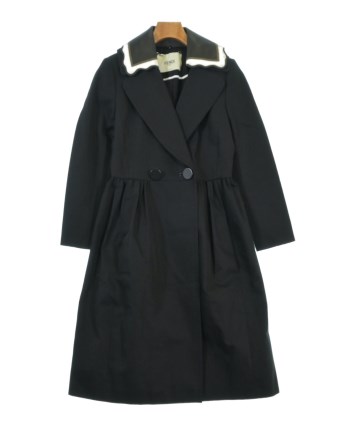 FENDI（フェンディ）チェスターコート 黒 サイズ:38(S位) レディース
