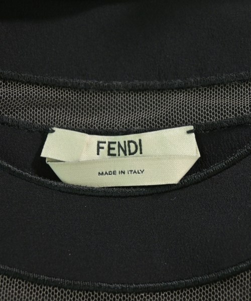 FENDI（フェンディ）ブラウス 黒 サイズ:36(XS位) レディース/2200625754243